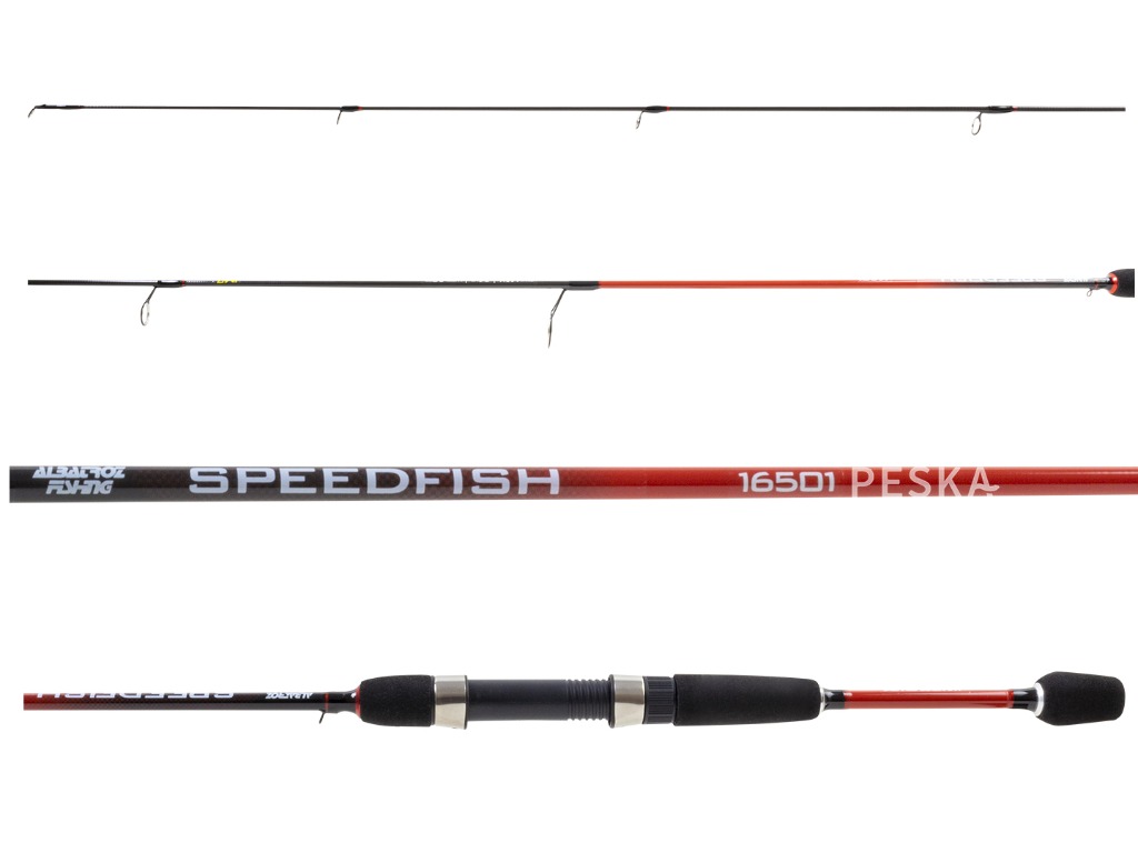 Kit Ultralight SpeedFish Vara 5'6 (1,65m) 2-6Lb Inteiriça + Molinete 800 -  4 Rolamentos