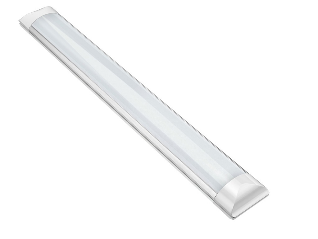 Luminária Blumenau LED Slim 120 cm 36W 6.500K Bivolt Multicabos Materiais Elétricos