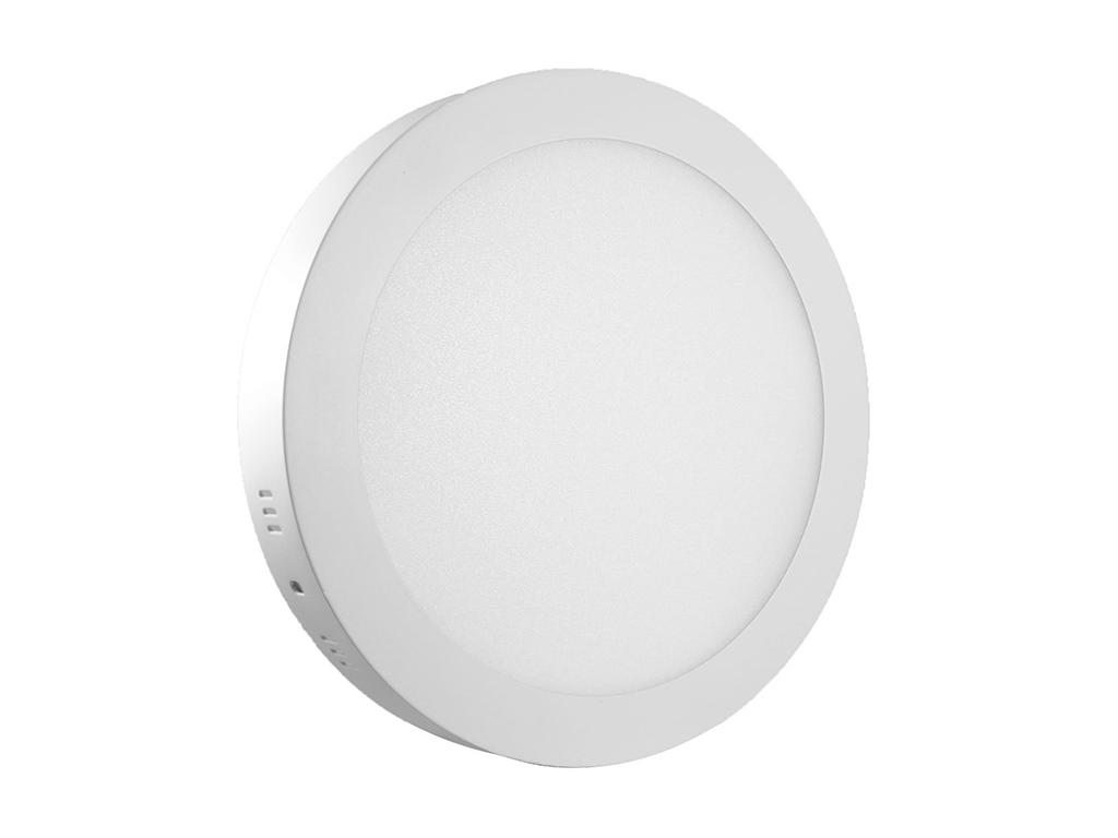 Plafon Blumenau LED Redondo Sobrepor 6.000K 18W Bivolt Multicabos Materiais Elétricos