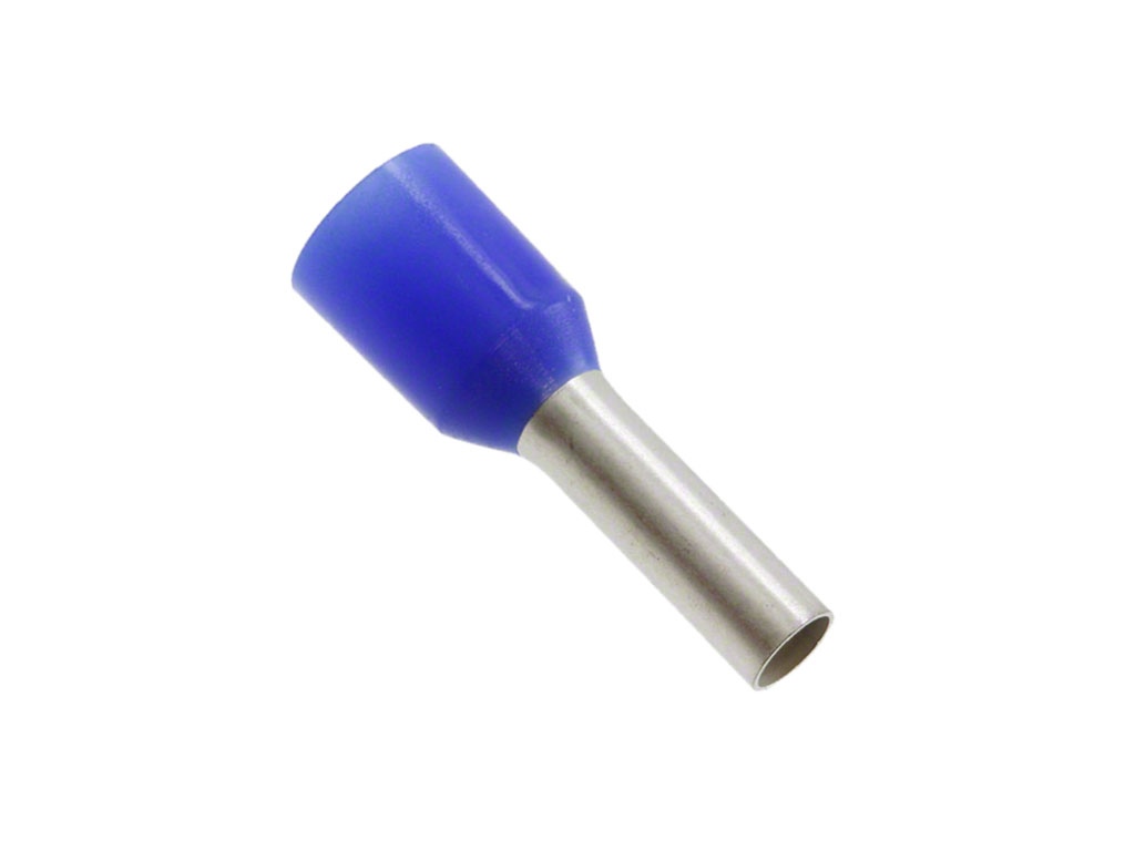 Terminal Tubular Isolado 2,5 mm Azul | Multicabos Materiais Elétricos